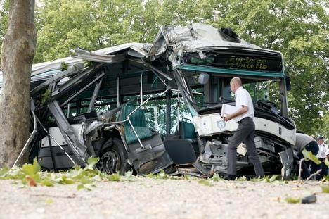 A10 : 22 blessés dans un accident de bus