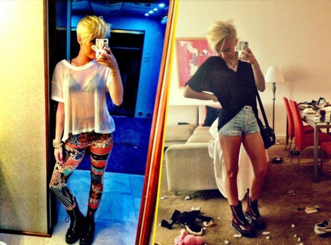 Miley Cyrus : fière de sa silhouette et de son look, elle continue à se montrer sur la toile !