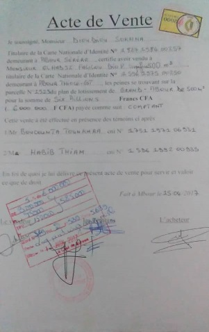 Deux poids, deux mesures pour un problème foncier: la politique penche-t-elle du côté de Me Assane Dioma Ndiaye ?