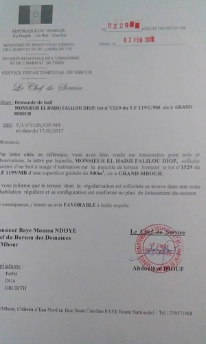 Deux poids, deux mesures pour un problème foncier: la politique penche-t-elle du côté de Me Assane Dioma Ndiaye ?