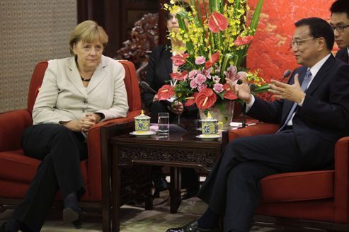 Pékin promet à Merkel de soutenir la zone euro