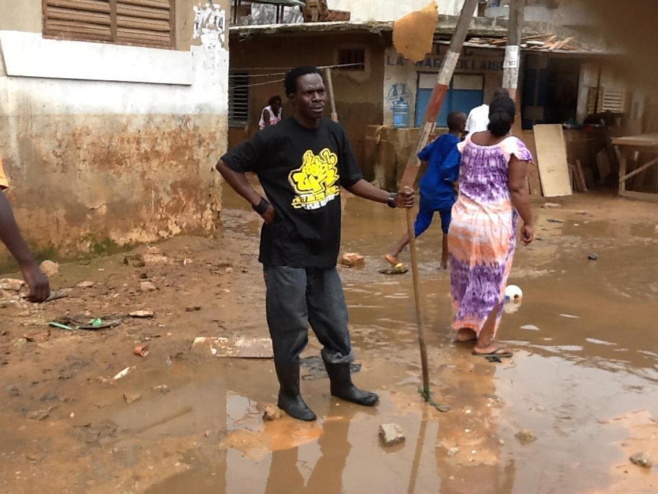 Nettoyage des zones inondées: Matador épuisé