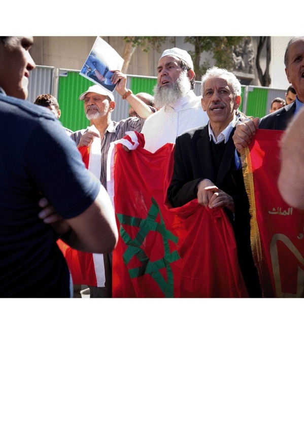 Maroc : cris et chuchotements au Trocadéro à Paris