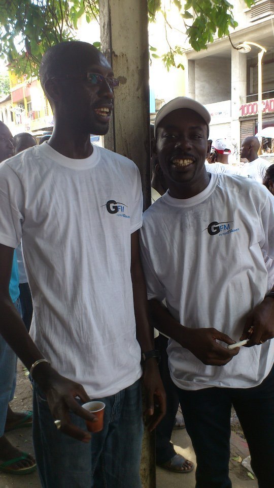 Boub's lors des manifestations lors de la célébration des 10 ans du GFM