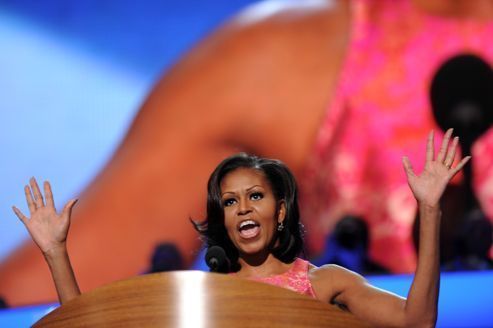 Michelle Obama enflamme les démocrates à Charlotte