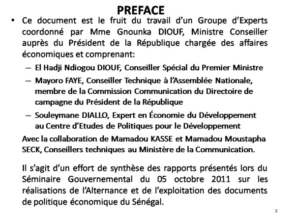 Samuel Sarr fait le bilan de l'Alternance et réaffirme son soutien à Wade (Documents)