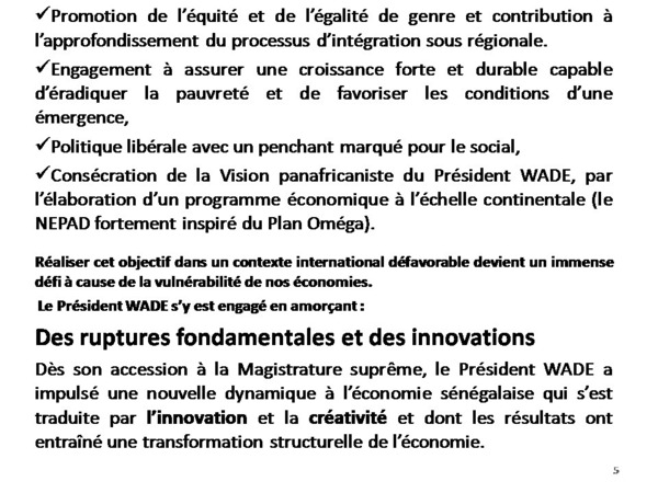 Samuel Sarr fait le bilan de l'Alternance et réaffirme son soutien à Wade (Documents)