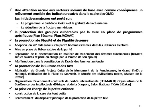 Samuel Sarr fait le bilan de l'Alternance et réaffirme son soutien à Wade (Documents)