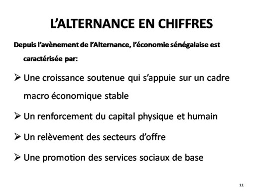 Samuel Sarr fait le bilan de l'Alternance et réaffirme son soutien à Wade (Documents)