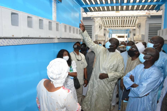URBANISME: Visite du Ministre Abdou Karim Fofana au site de recasement du marché Sandaga (Photos)
