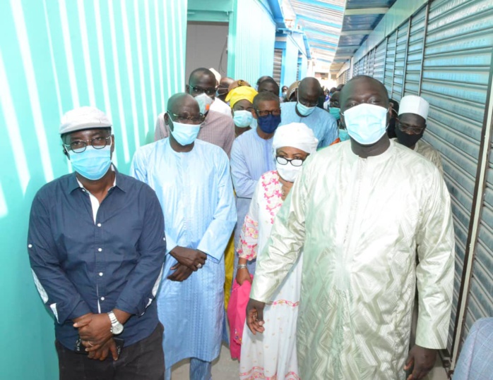 URBANISME: Visite du Ministre Abdou Karim Fofana au site de recasement du marché Sandaga (Photos)