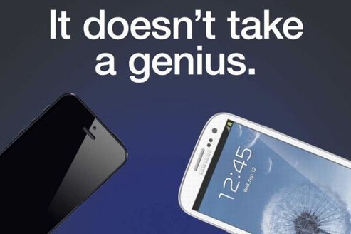 Samsung se moque de l'iPhone 5 dans une publicité