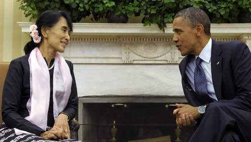 Barack Obama a reçu Aung San Suu Kyi