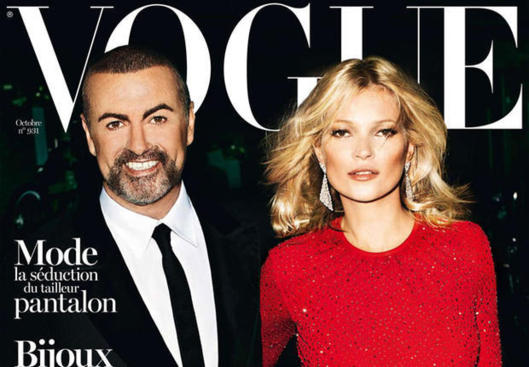 Kate Moss et George Michael cover friends