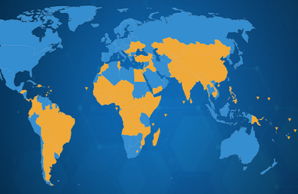 Covid-19 à l’échelle mondiale : - les États-Unis le pays le plus touché, suivis du Brésil , du Royaume-Uni , de l'Italie et de la France