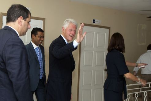 Bill Clinton, l'optimiste du camp démocrate