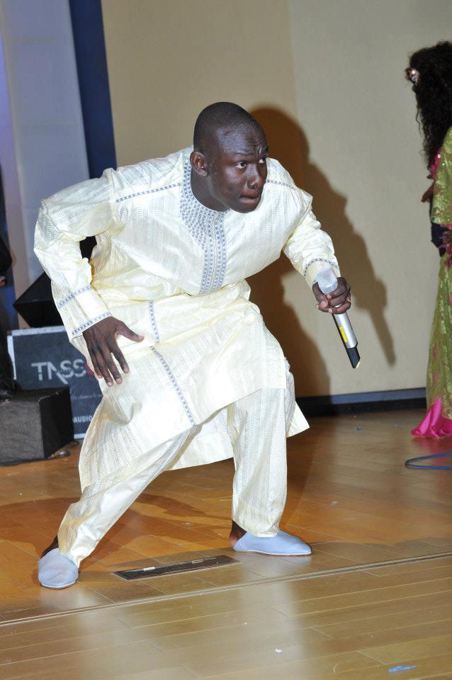 Pape Diouf en action Pape Diouf en action