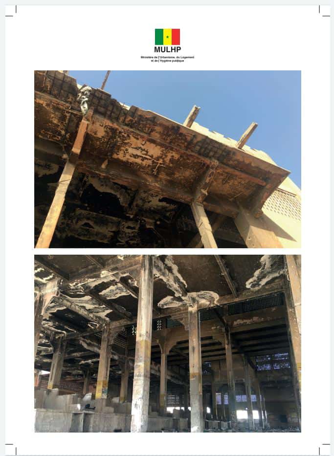 Sandaga: Photos du bâtiment à réhabiliter et précisions sur le dispositif sécuritaire