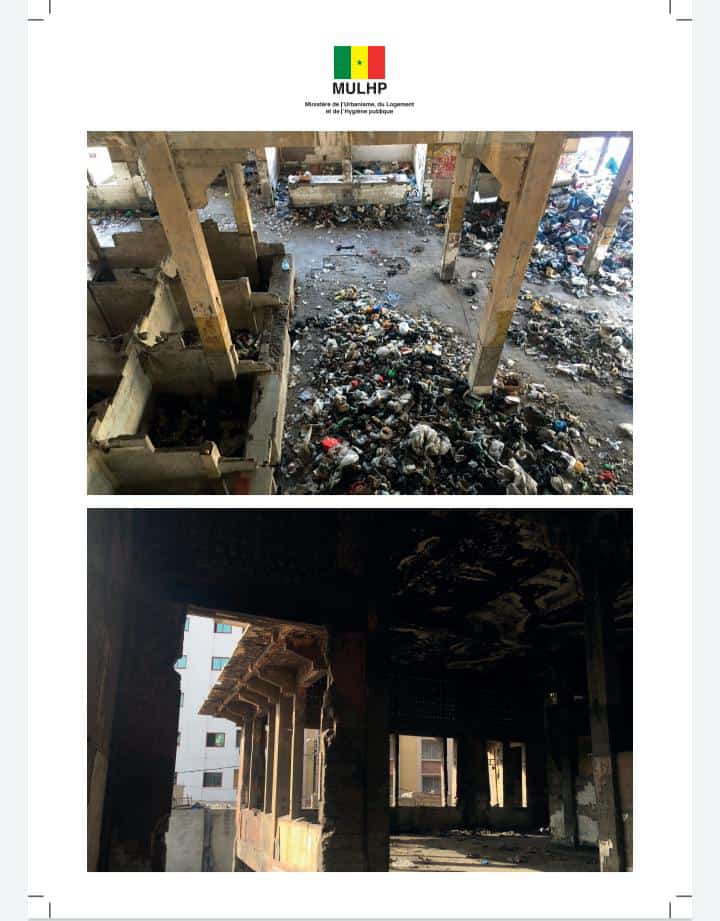 Sandaga: Photos du bâtiment à réhabiliter et précisions sur le dispositif sécuritaire