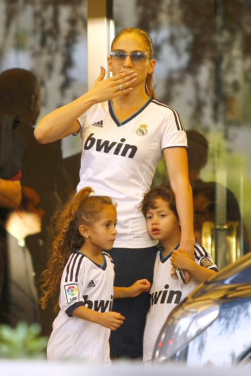 Jennifer Lopez fan du Real Madrid