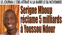 Serigne Mboup réclame 5 milliards à L’Observateur, destinés aux écoles coraniques du Sénégal