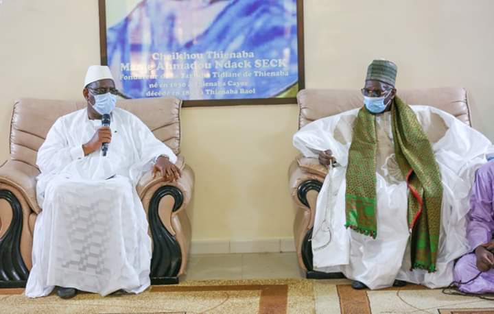 PHOTOS - Macky Sall à Thiénaba pour présenter ses condoléances !