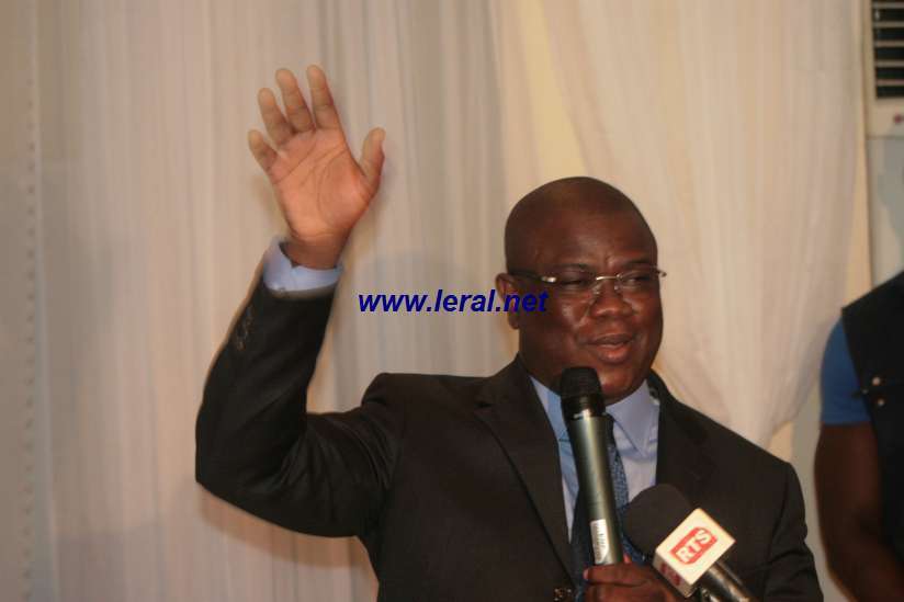 Abdoulaye Baldé lors de l'Assemblée générale de son parti