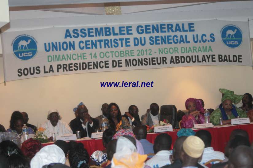 Abdoulaye Baldé lors de l'Assemblée générale de son parti