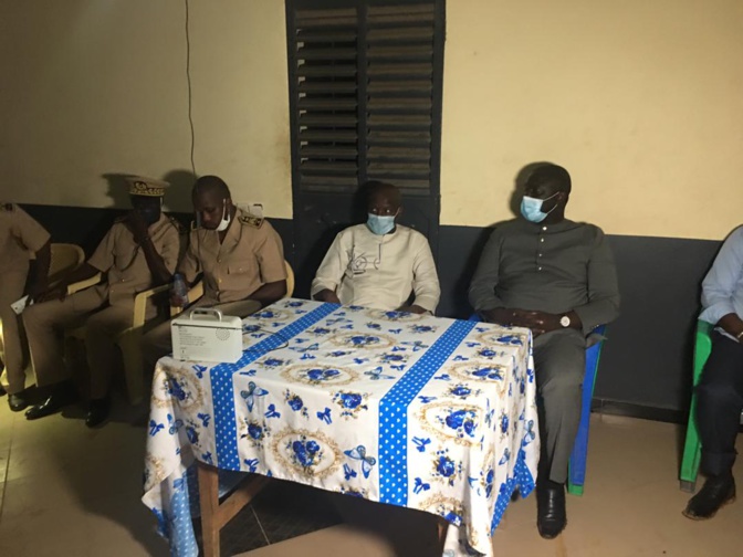 Le Ministre de l'Intérieur Aly Ngouille Ndiaye et le Ministre de l'Urbanisme du Logement et de l'Hygiène publique Abdou Karim Fofana, à Ndingler (Photos)