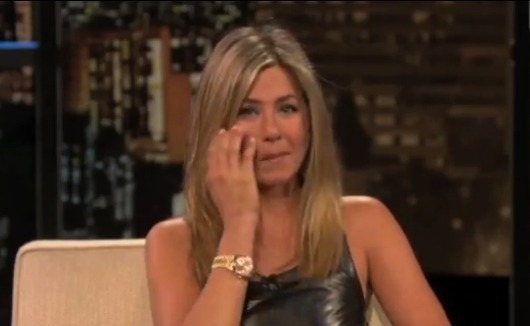 Jennifer Aniston en larmes