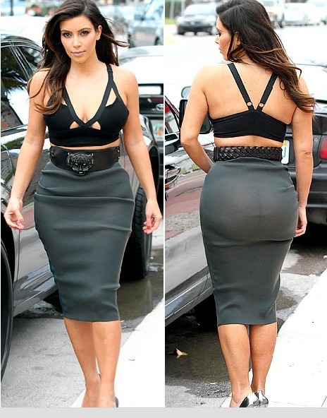 Kim Kardashian : son look osé