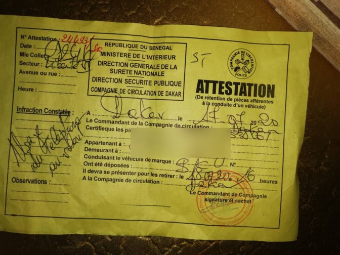 Infraction discutable et contestable / Pour un Bluetooth intégré au véhicule: Un agent de police de  circulation atteste un automobiliste en règle