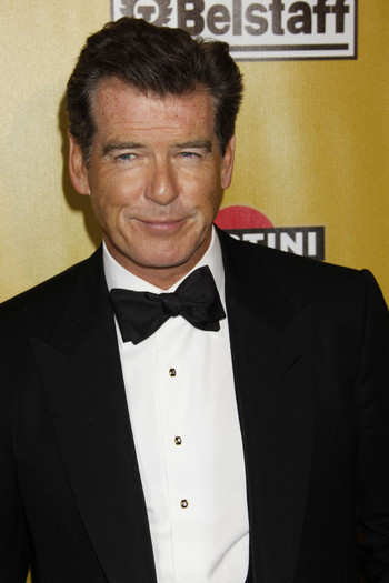 Pierce Brosnan : Son œil au beurre noir !