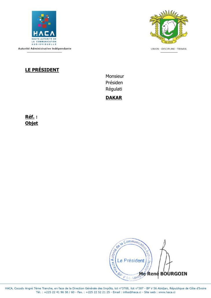 Suite au décès de Babacar Touré: Les présidents des instances de régulation d’Afrique présentent leurs condoléances à Babacar Diagne