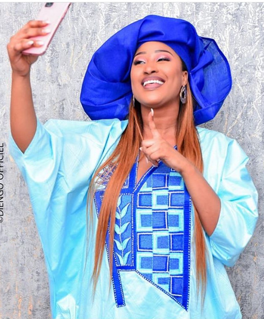 Tabaski: Racky de la série "Maîtresse d'un homme marié", dans une tenue magnifique ! (Photos) 
