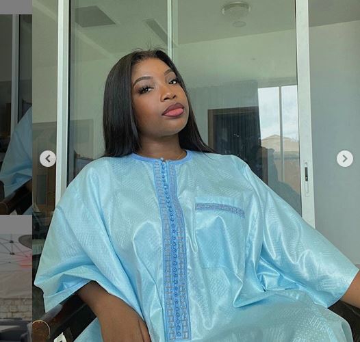 Tabaski: Venus, la fille de Youssou Ndour débarque avec un mini grand boubou très chic (Photos)