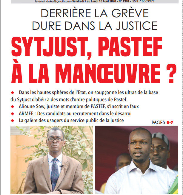 Le Sytjust soupçonné d’obéir aux mots d’ordre politiques de PASTEF 