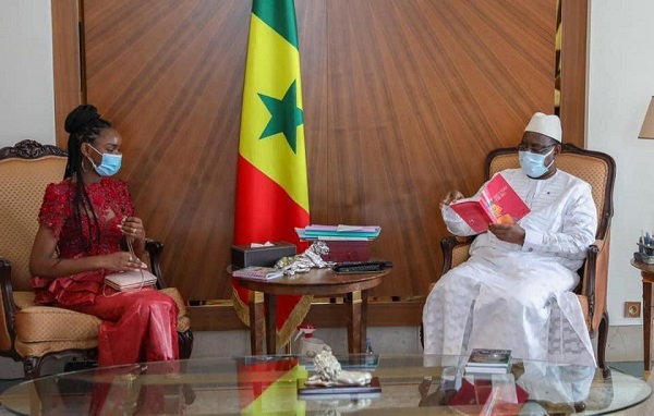 Education nationale: Diary Sow, deux fois meilleure élève du Sénégal, reçue par le Président Macky Sall