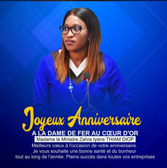 Zahra Iyane Thiam, l'exemple d'une existence utile...Joyeux anniversaire !