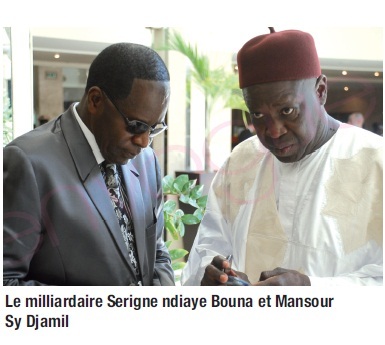 Le milliardaire Serigne Ndiaye Bouna avec Mansour Sy Djamil