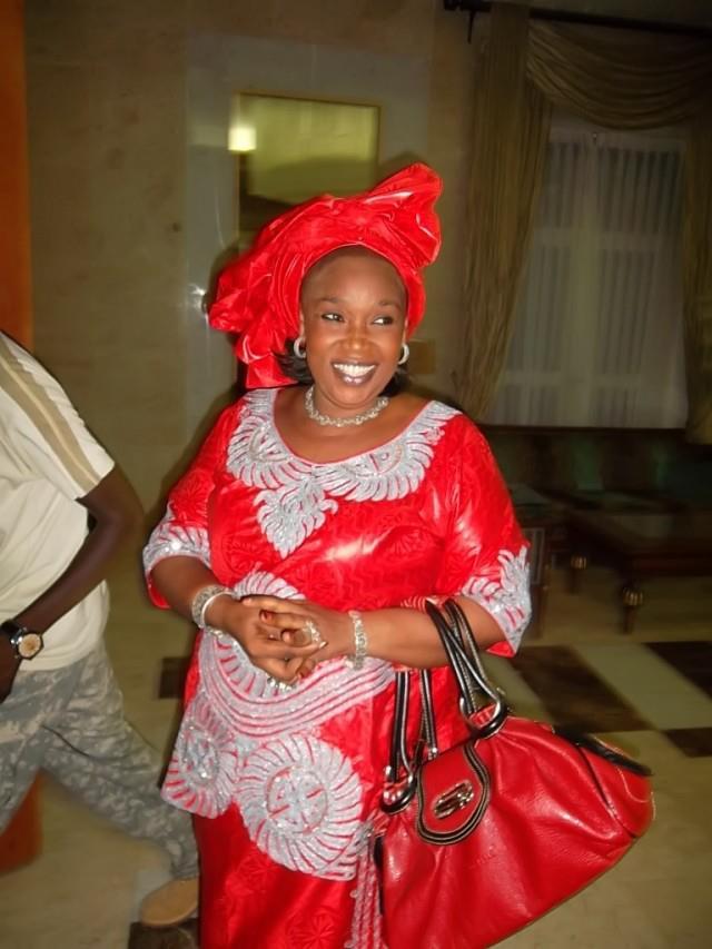La femme de Bécaye Mbaye Bantamba toujours de bonne humeur
