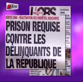 Revue de Presse du mardi 20 Novembre 2012 (Lamine Samba)