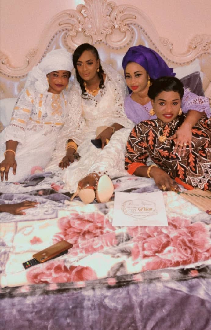 Mariage de Fatou Diome, la fille du magistrat Antoine Félix Diome: les ravissantes images d’une célébration