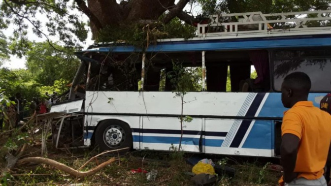 Un bus dérape à Louga: 17 blessés dont 4 graves