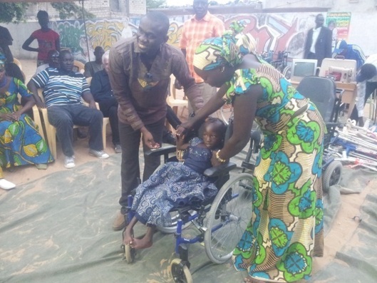 Pape Diouf promet une maison des handicapés