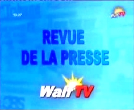 Revue de Presse du jeudi 29 novembre 2012 (Walf Tv)