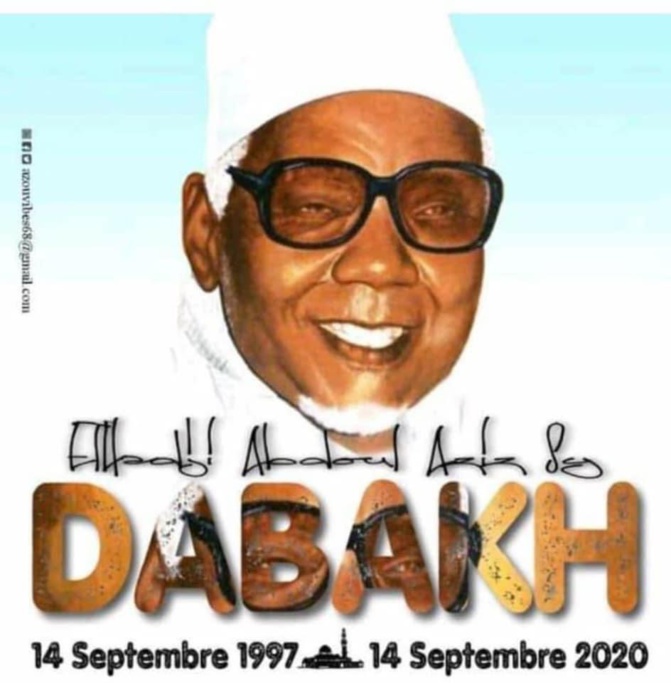 1997-2020 : Déjà 23 ans sans Abdou Aziz Dabakh Malick, l’apôtre des pauvres