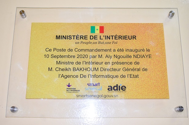 Projet Safe City: Aly Ngouille Ndiaye, le Ministre de l’Intérieur a visité le poste de commandement de Dakar