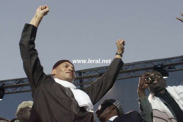 Manif du Pds: L'accueil triomphal réservé à Karim Wade