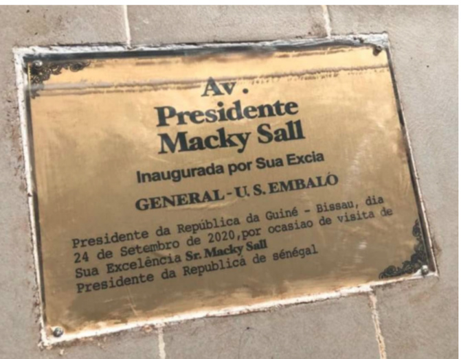 Guinée Bissau: Une rue de la capitale baptisée Macky Sall Guinée Bissau: Une rue de la capitale baptisée Macky Sall